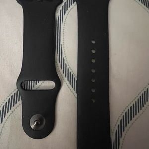 Black Apple Watch band 45